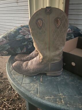 Twisted X Brown and Tan Western Men's Boots